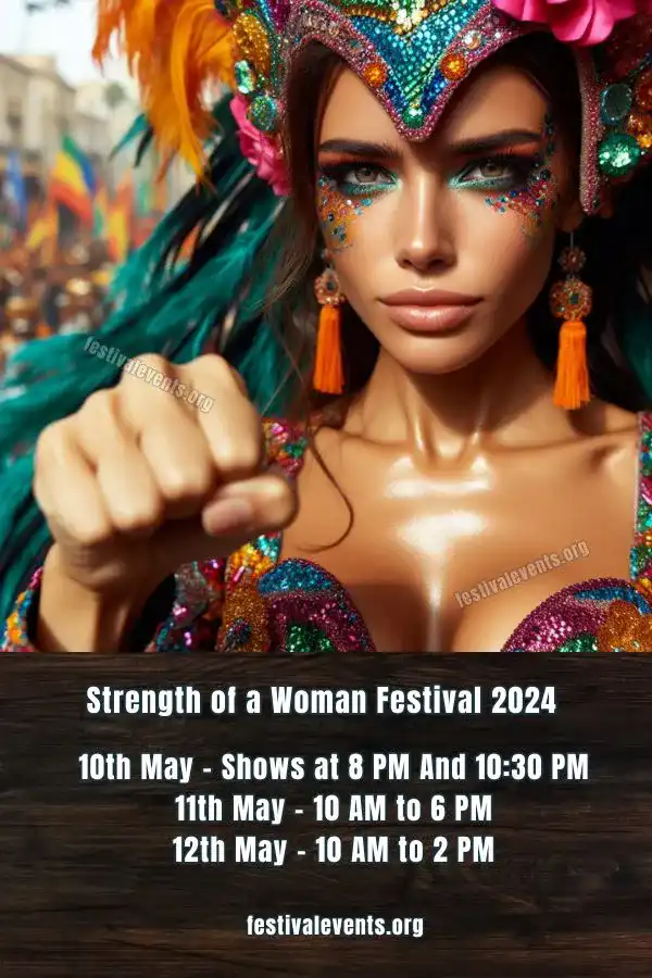 Strength of a Woman Festival Schedule