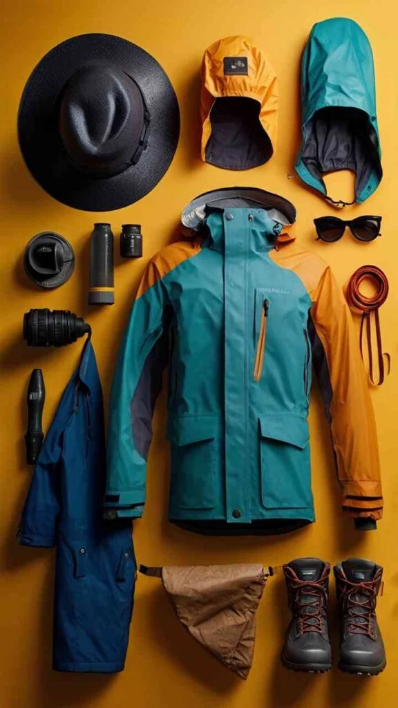 A Variety Of Rain Gear Essentials For Outdoor Festivals