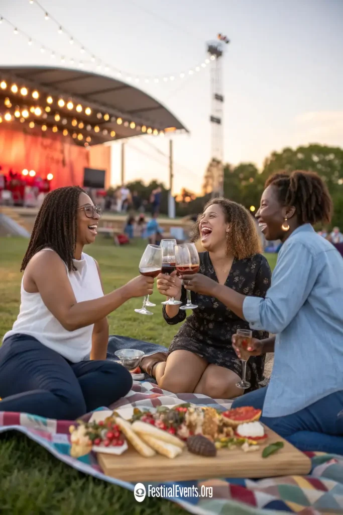 Maryland Wine Festival Frederick MD wine tasting experience - Live entertainment and local wine sampling with gourmet food pairings