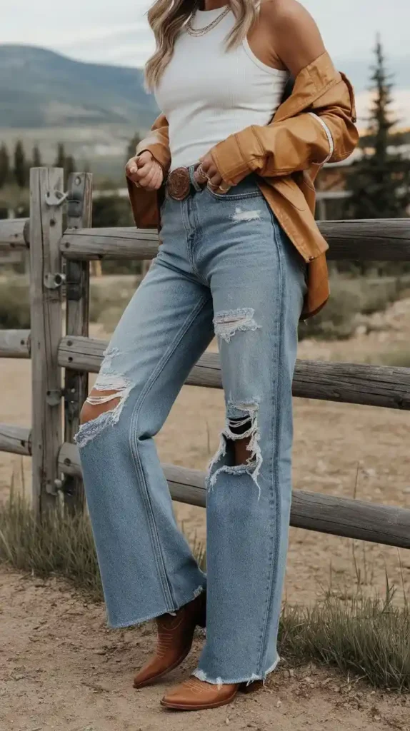 Classic Denim & Boots Combo