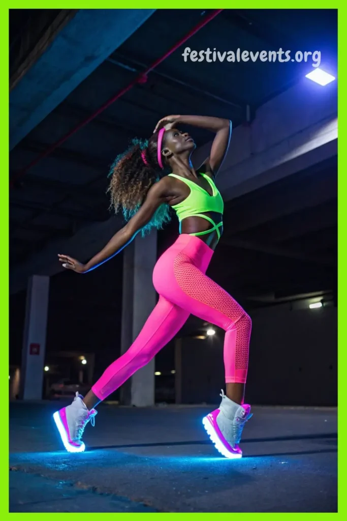 Glow-in-the-Dark Diva Rave Outfit