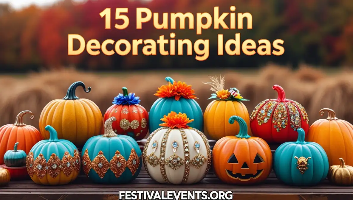 15 Pumpkin Decorating Ideas