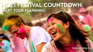 Holi Festival Countdown