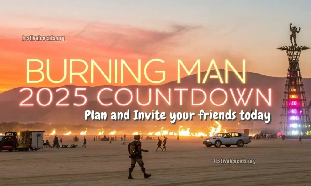How many days Burning Man 2025 - Countdown
