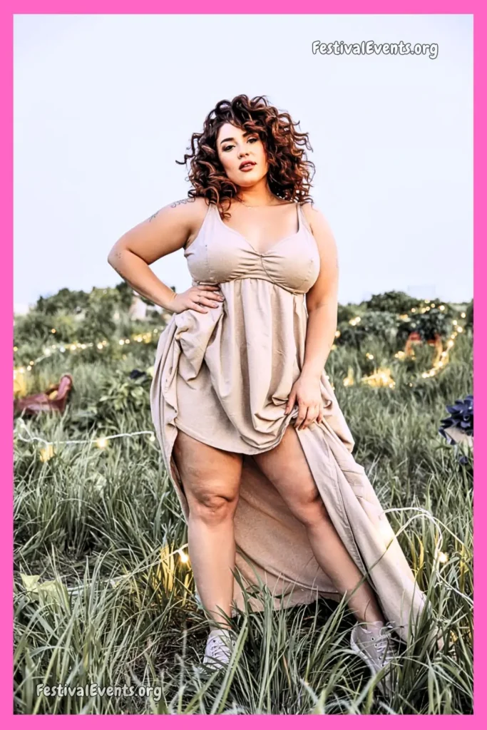 Flowy plus size rave dress