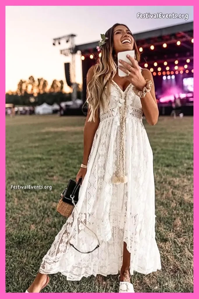 Boho maxi festival dress