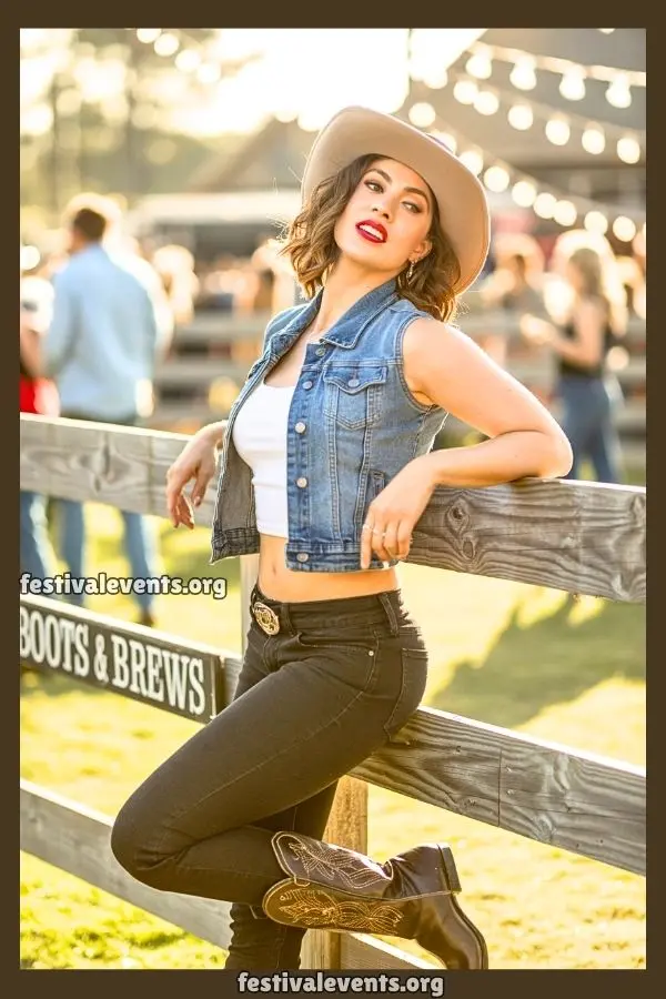 Cowboy denim fashion festival