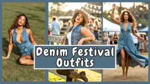 Denim Festival Outfits - Stylish Jackets, Shorts & Dresses