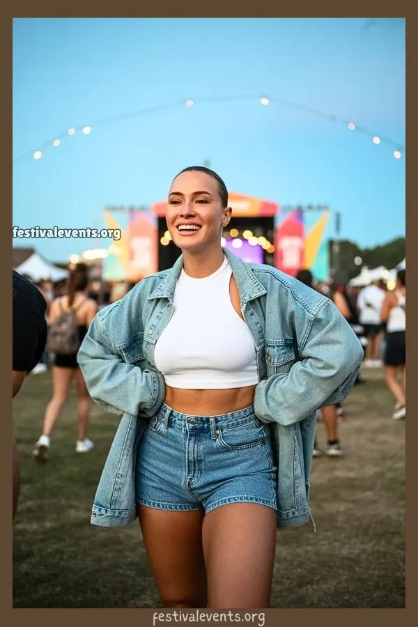 Denim festival outfits denim-on-denim