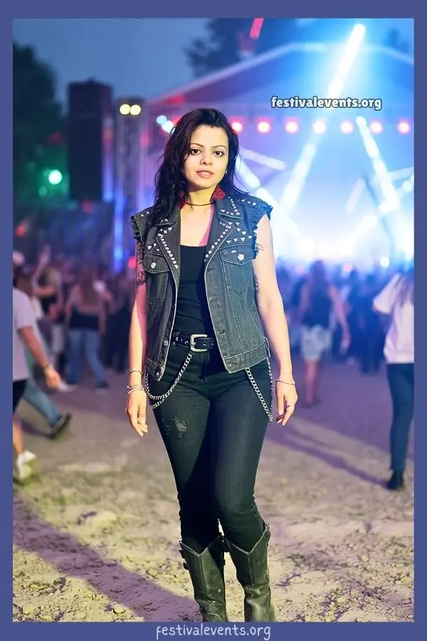 Ranch chic edgy western outfit