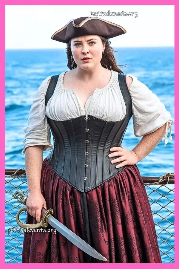 Renaissance pirate costume plus size
