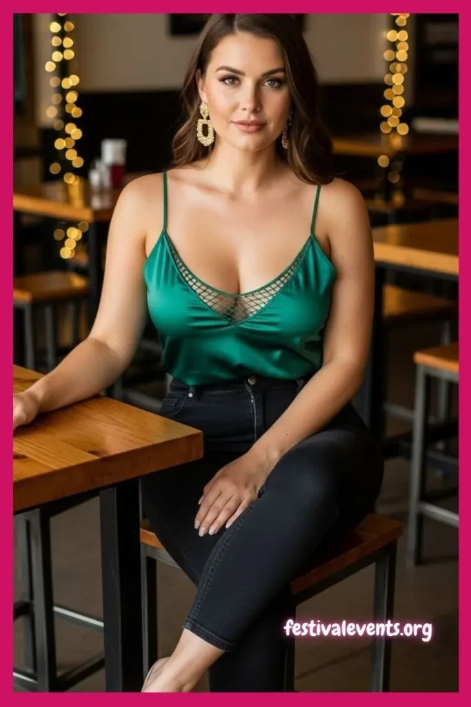 Casual bar outfit jeans