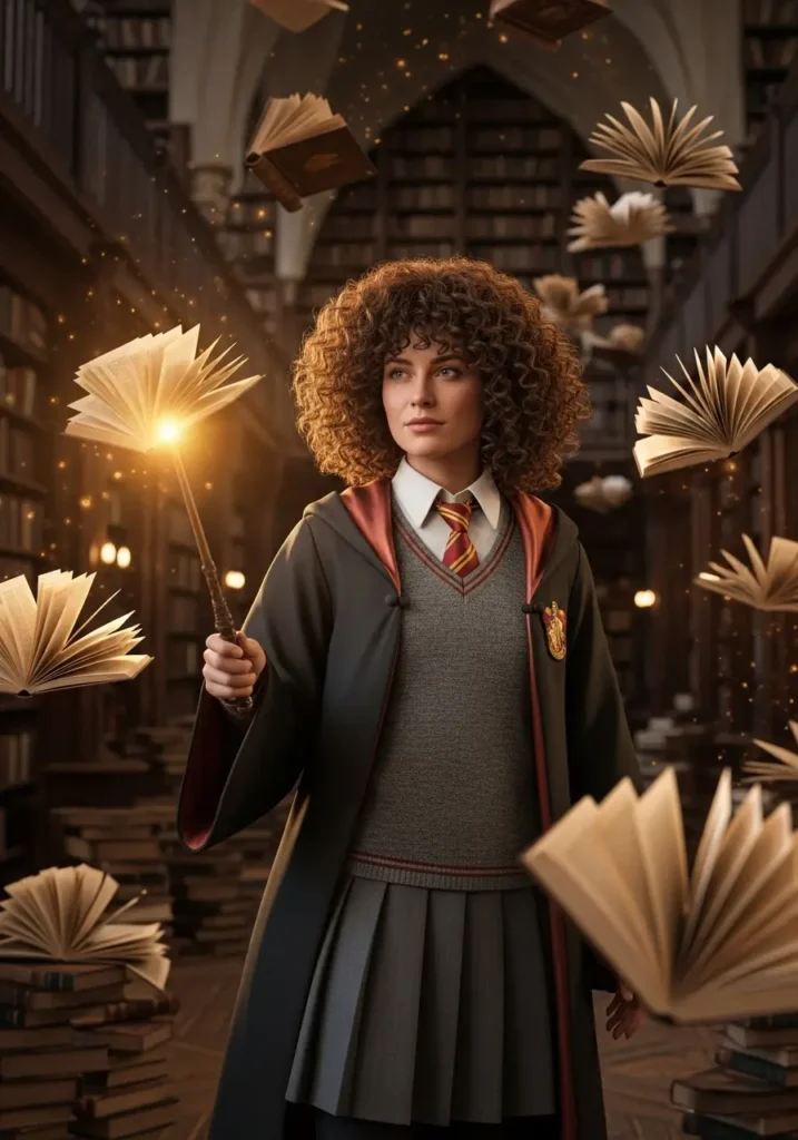 Hermione Granger brunette Halloween costume