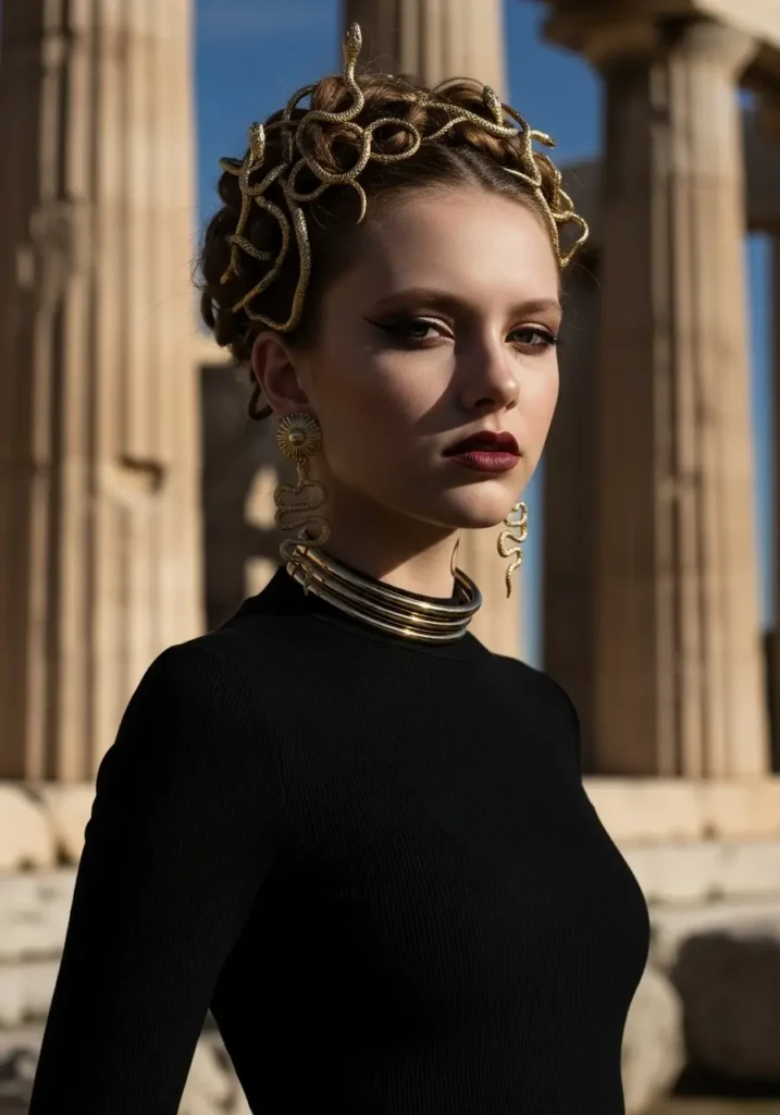 Modern Medusa Halloween costume
