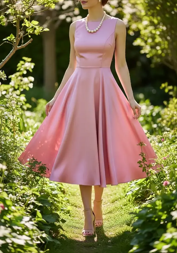 Pink Barbie dress outfit