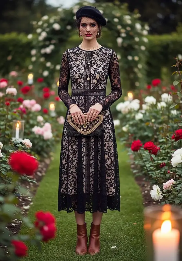 Romantic witch fashion