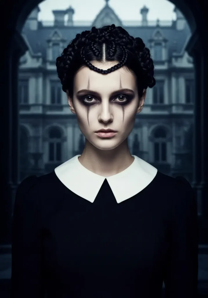 Wednesday Addams brunette costume
