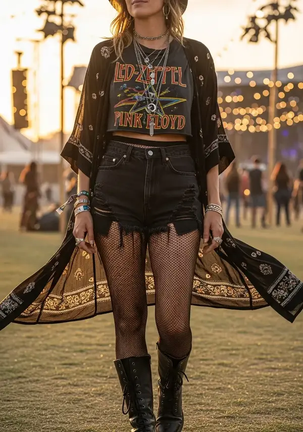 Witchy festival outfit