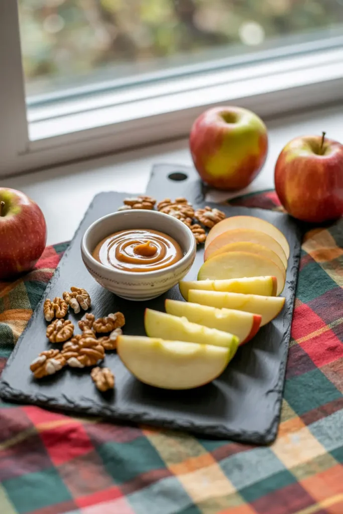 Apple & Cheddar Snack Board