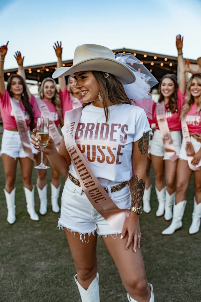 Bachelorette cowgirl outfit ideas