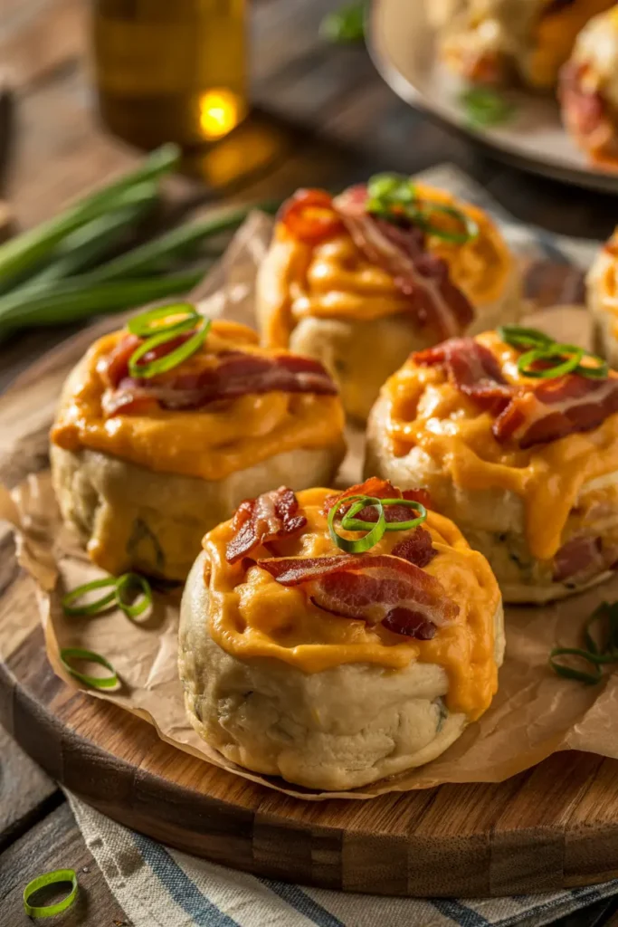 Bacon cheddar dinner rolls