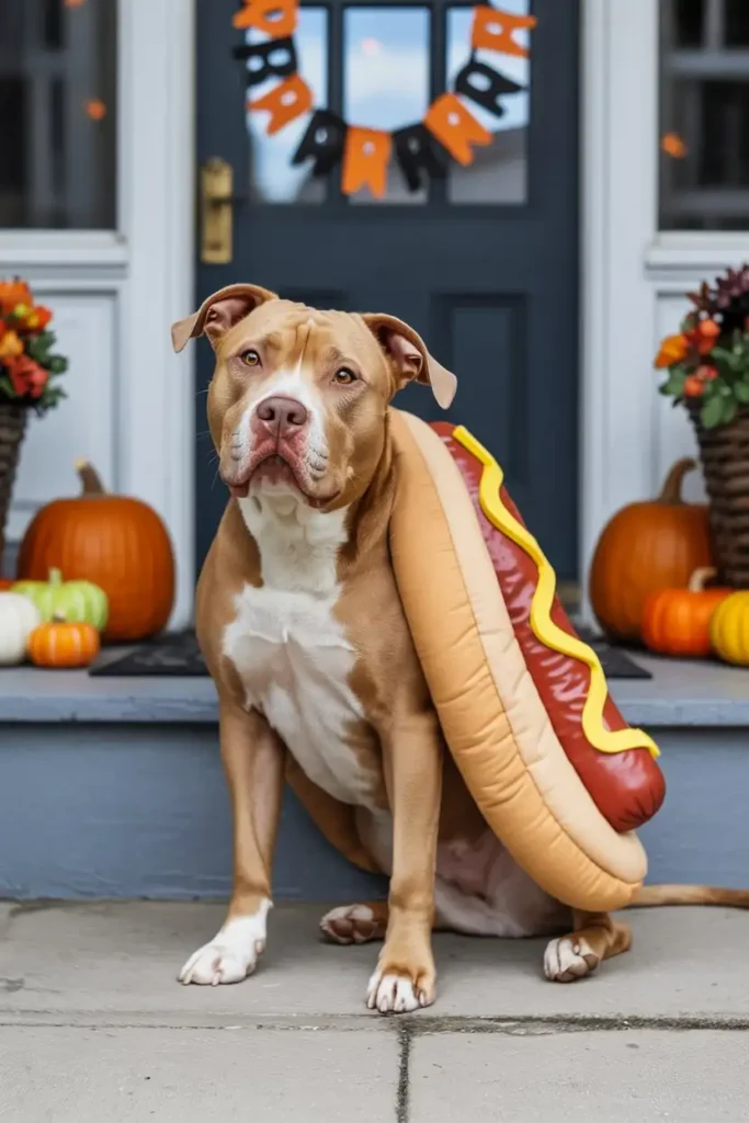 Big dog hot dog costume