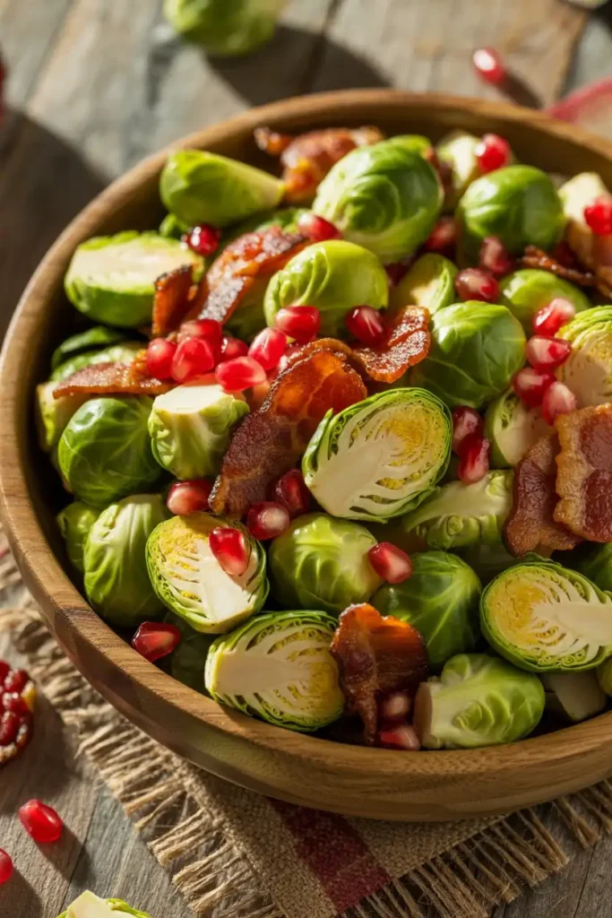 Brussels sprouts Thanksgiving slaw