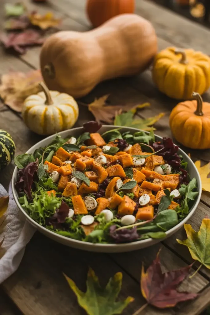 Butternut squash fall salad
