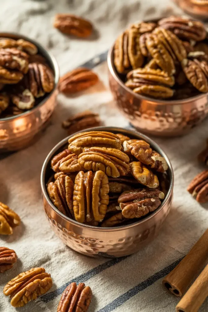 Candied pecan centerpiece