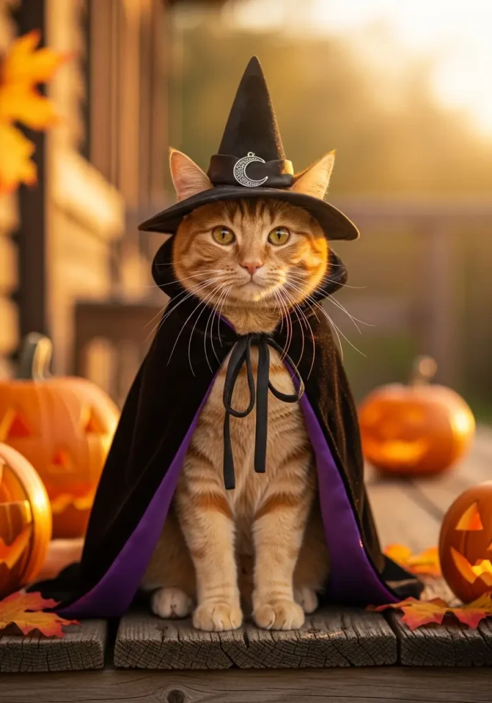 Cat witch costume Halloween