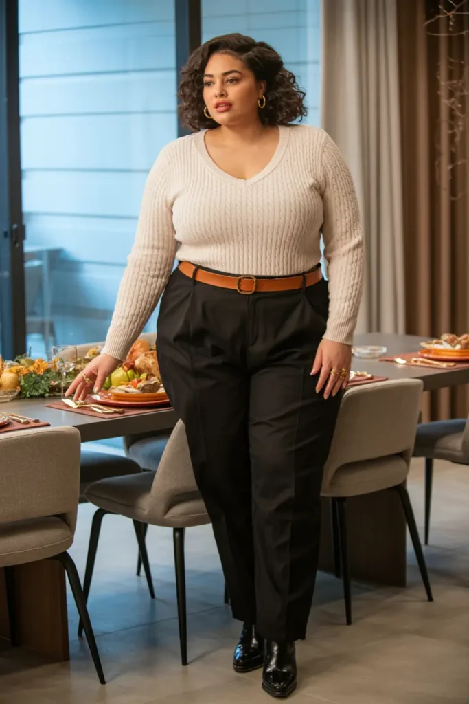Chic Plus Size Thanksgiving Outfit Ideas