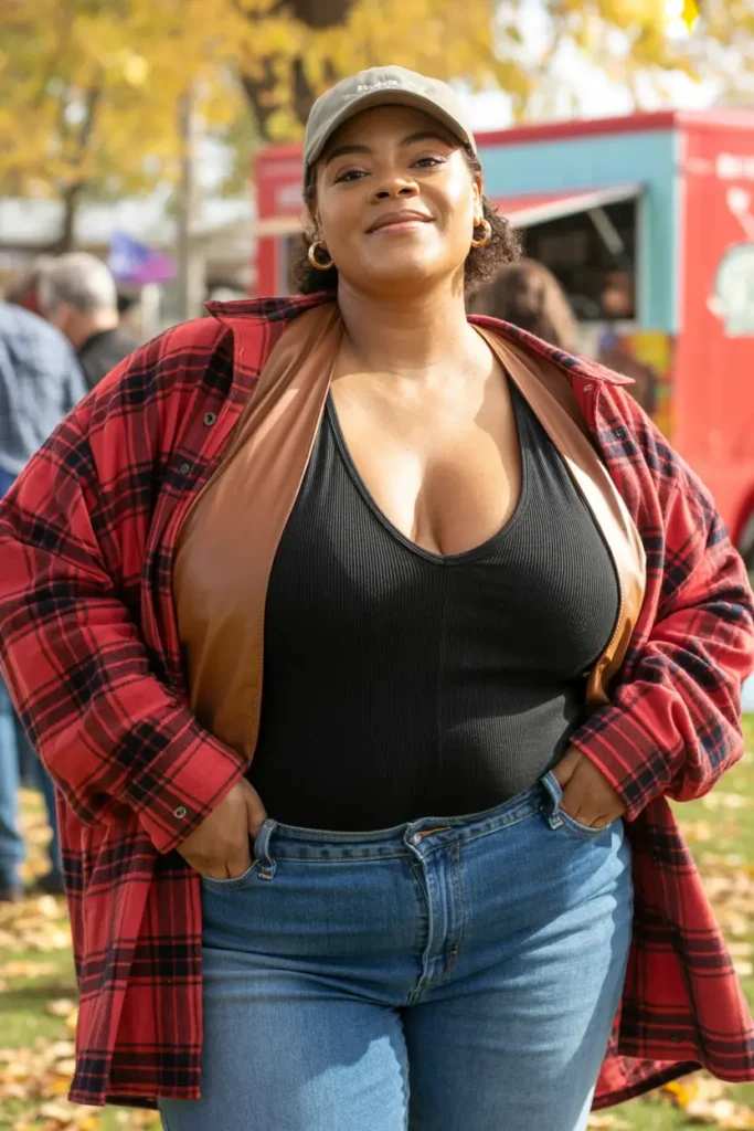 Cowgirl aesthetic plus size casual