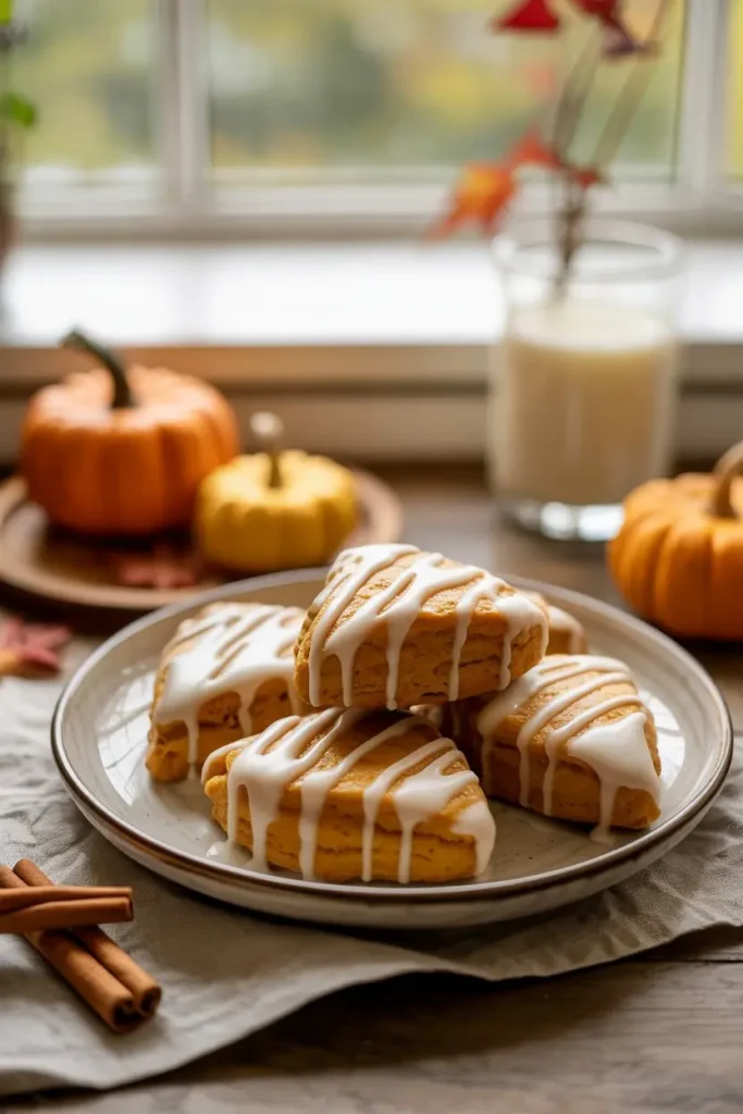 Cozy breakfast scones
