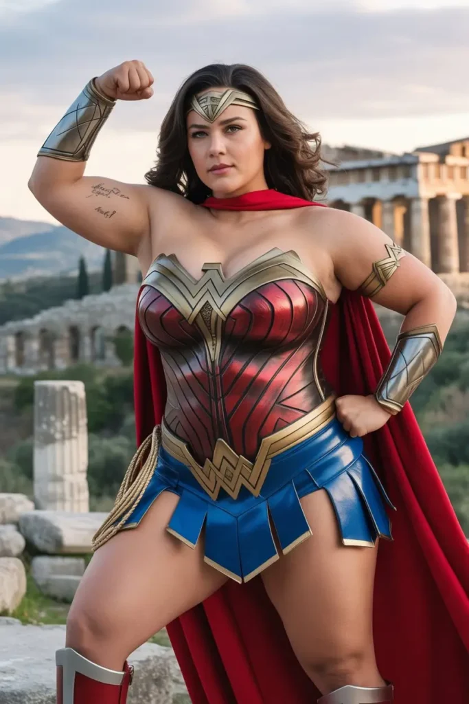 Curvy Wonder Woman costume