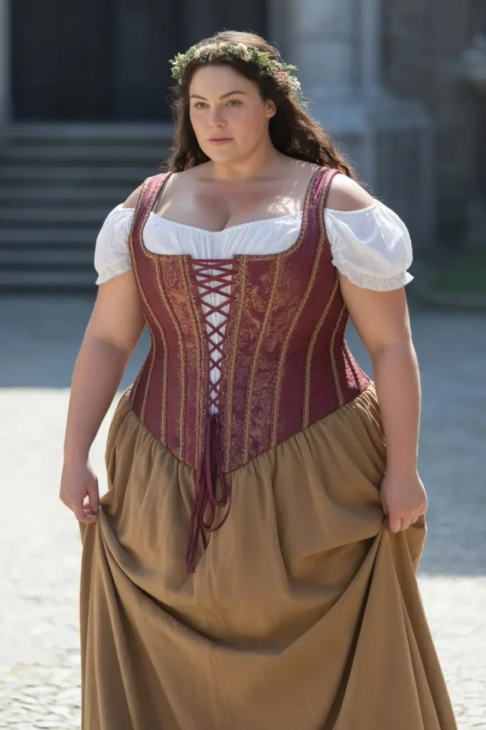 Curvy renaissance costume