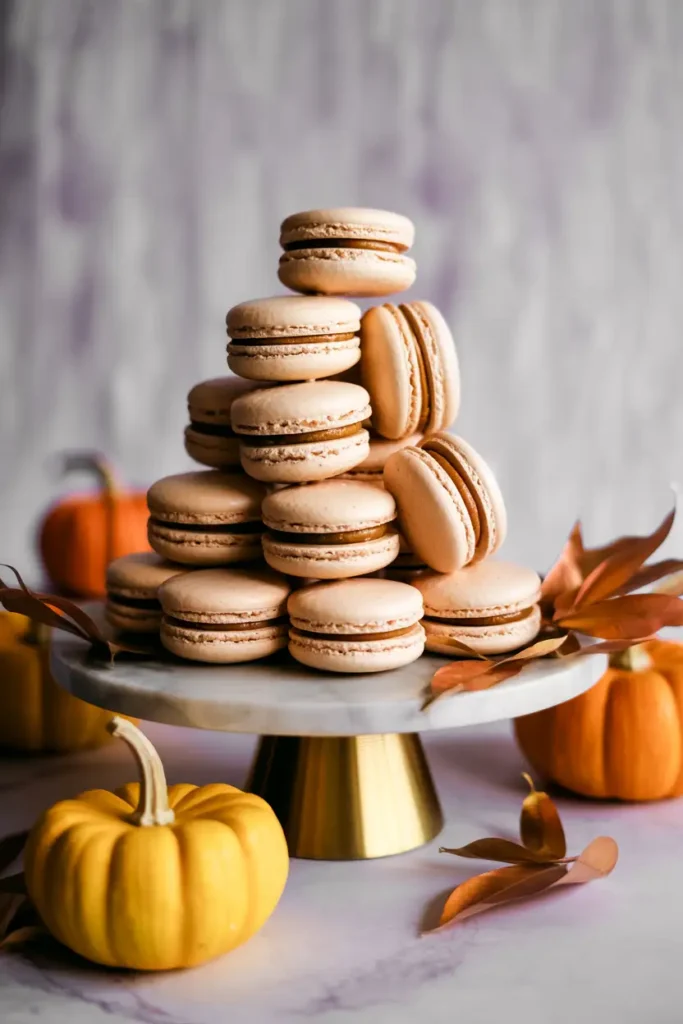 Fall macaron display