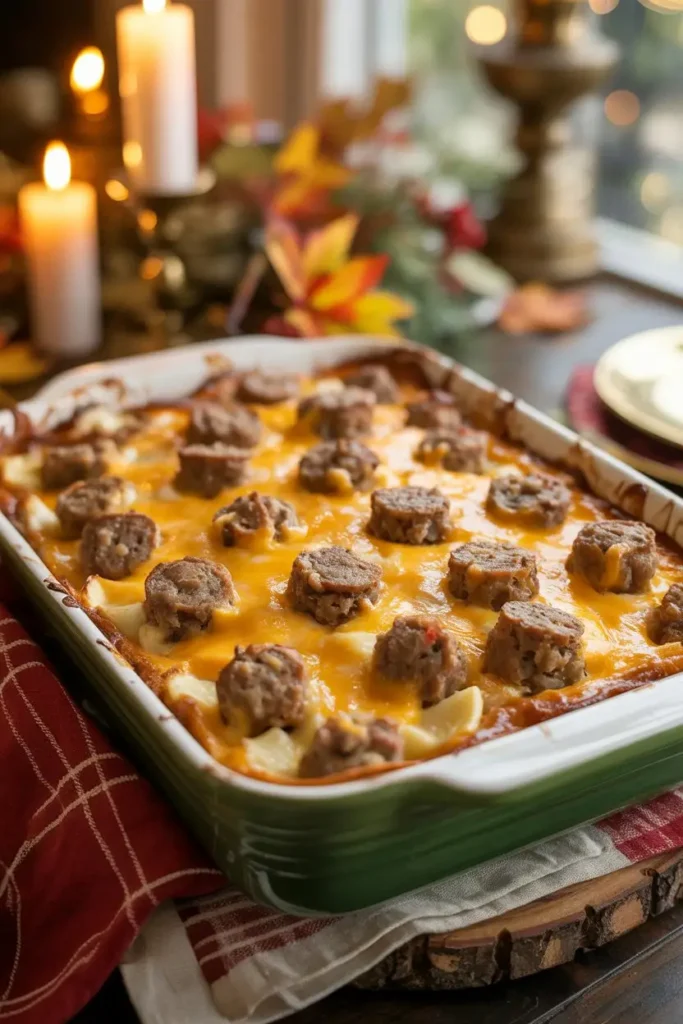 Family morning breakfast casserole