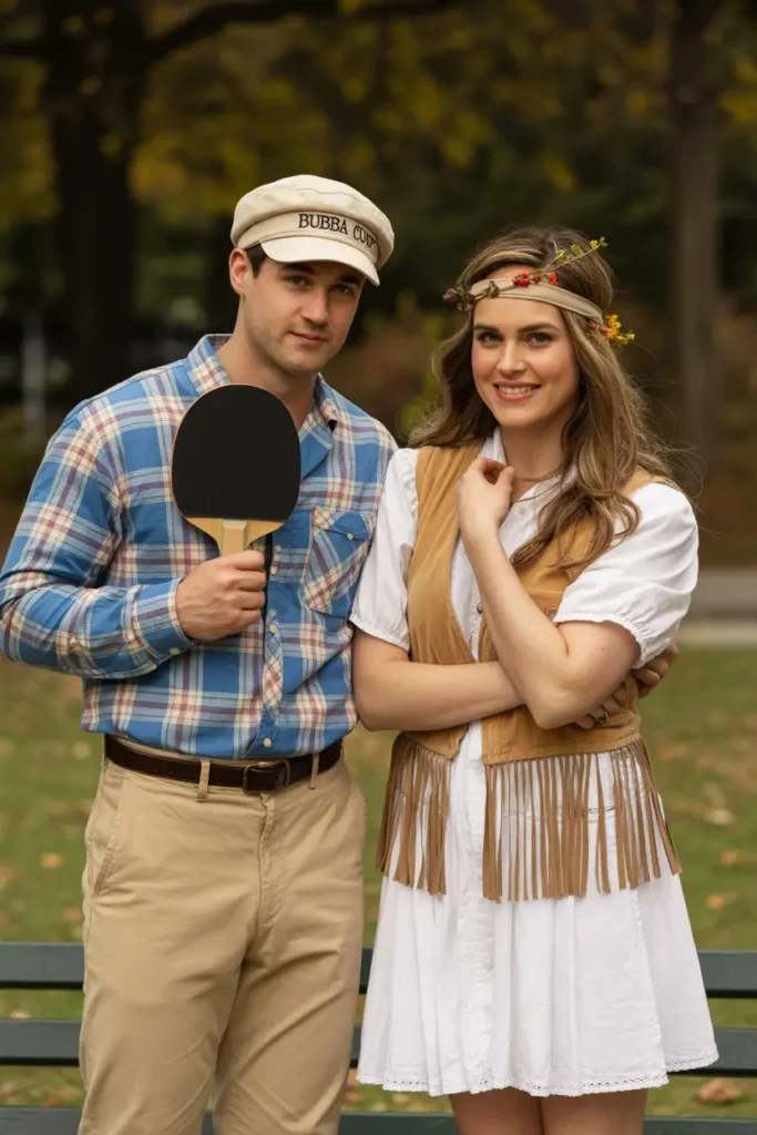 Forrest Gump couple costumes
