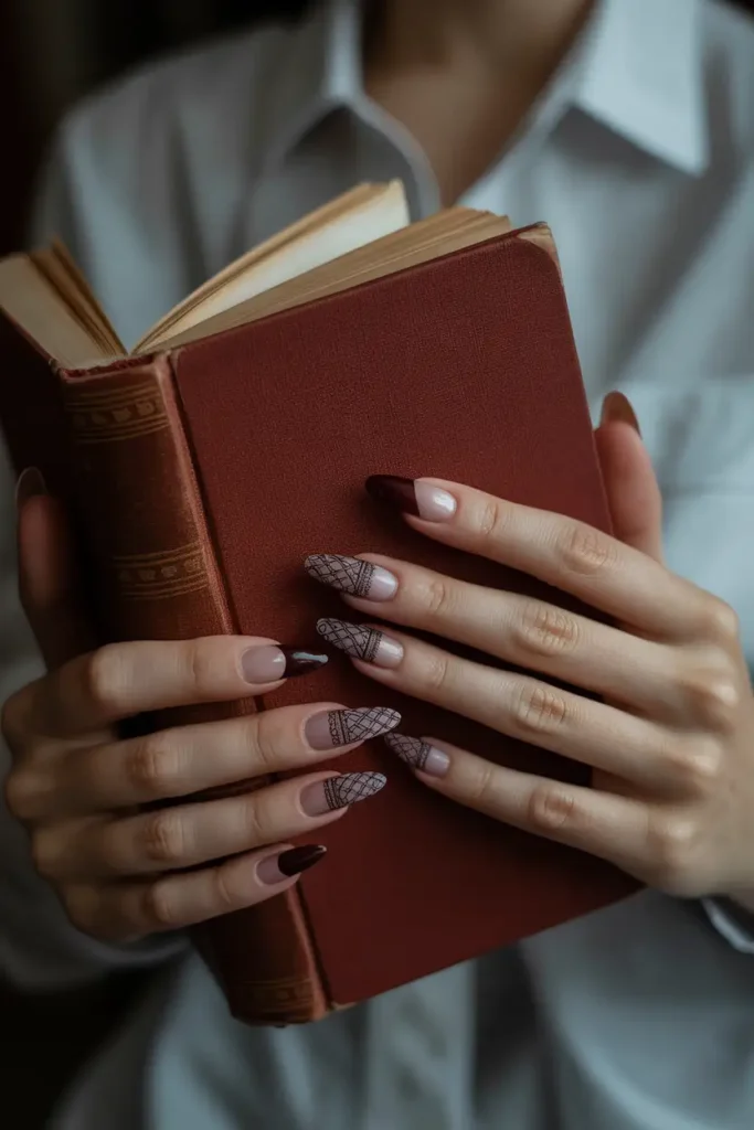 Gothic Halloween nail decals
