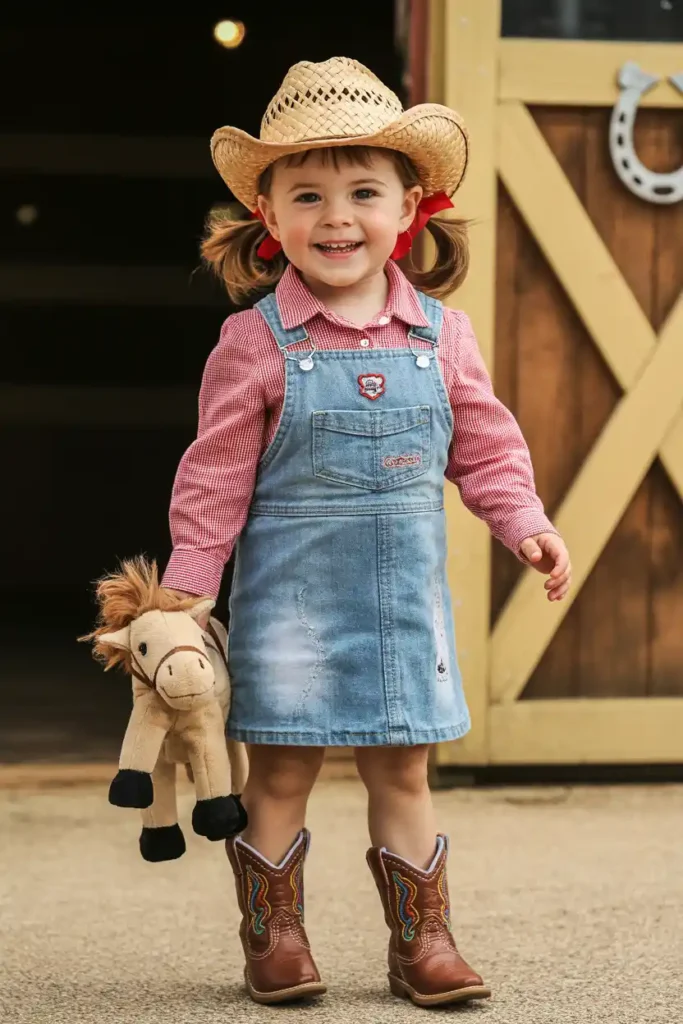 Kids cowgirl party outfit