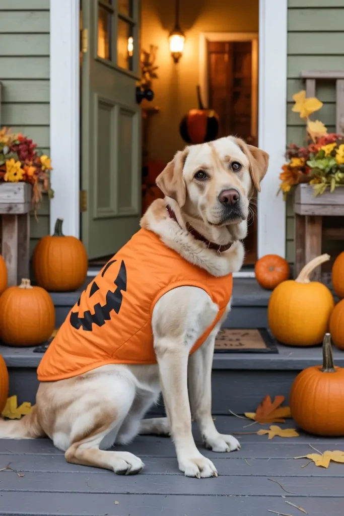 Large dog pumpkin costume