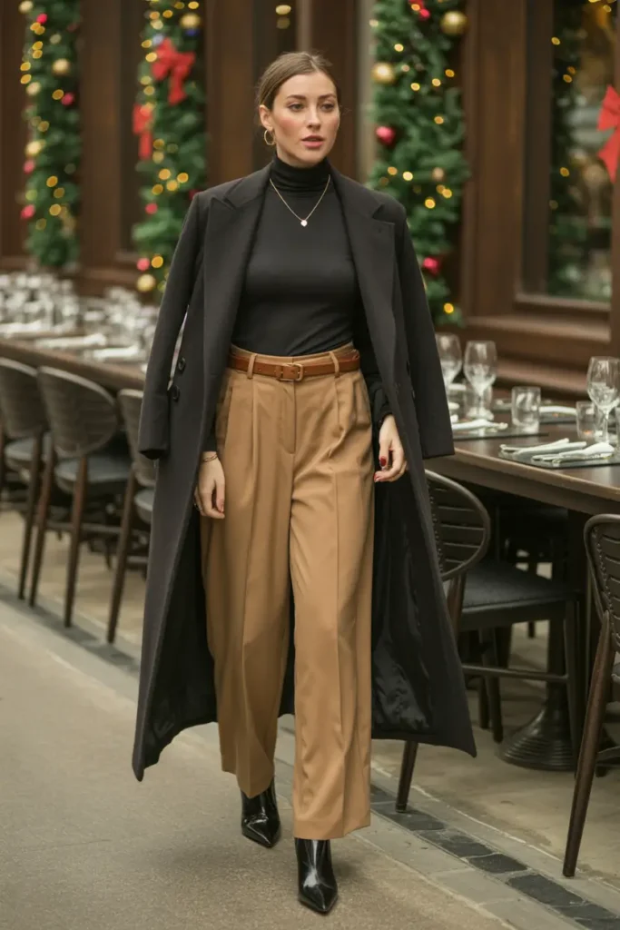 Minimalist western holiday outfit