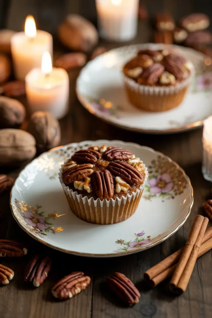 Pecan pie mini cakes