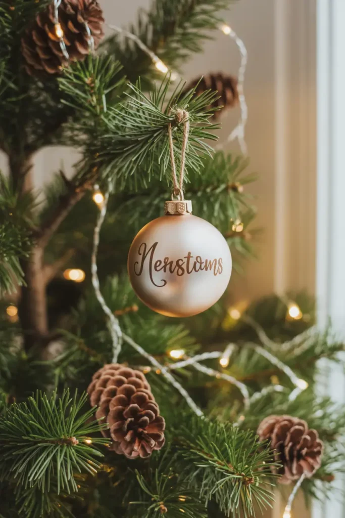 Personalized friendship Thanksgiving ornament