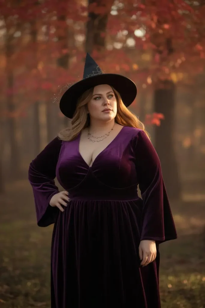Plus size witch costume