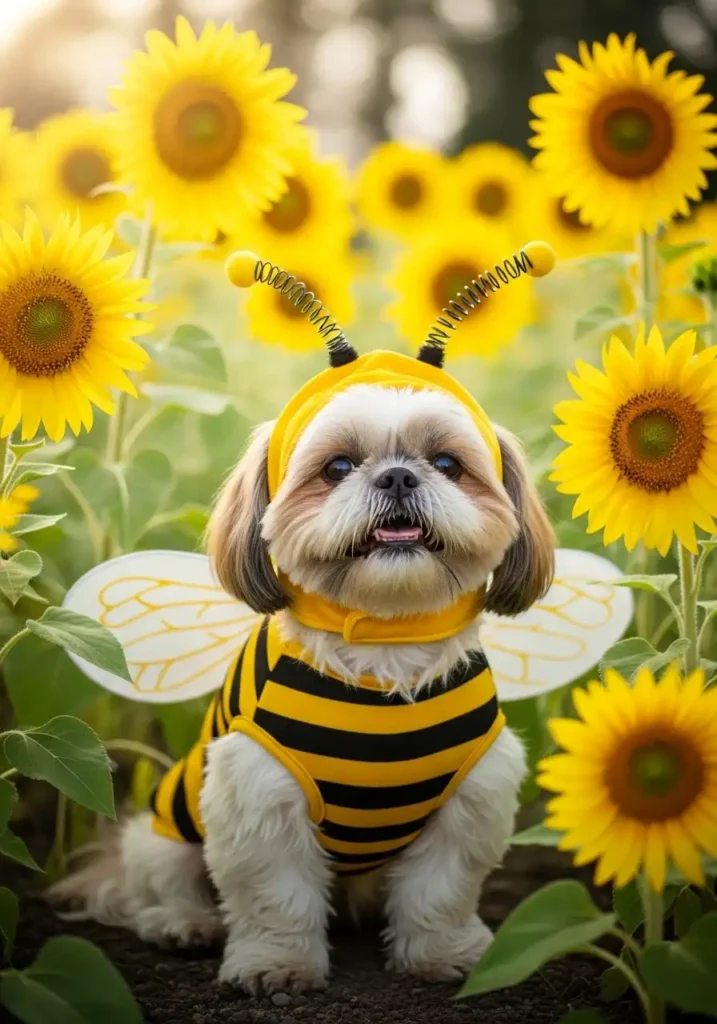 Small dog bee costume