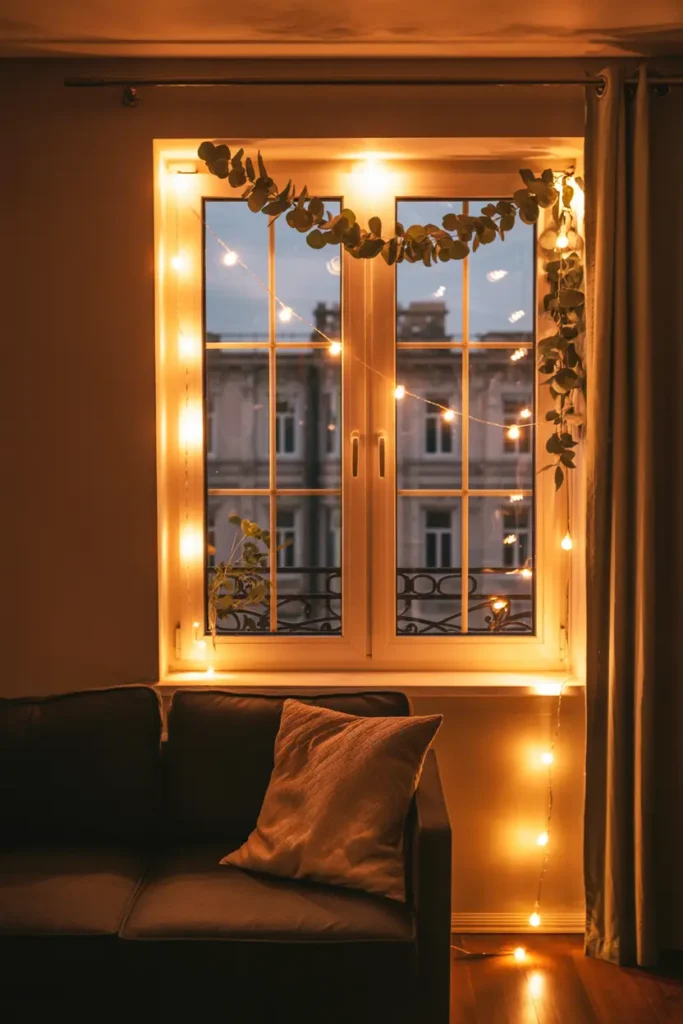 Small space thanksgiving lighting