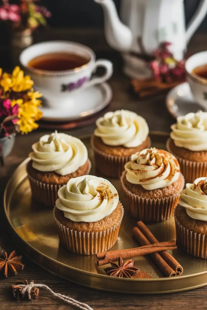 Spiced fall cupcakes