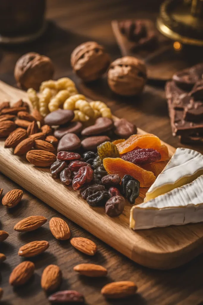 Sweet & Savory Nut grazing board