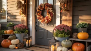 Thanksgiving Door Decor Ideas
